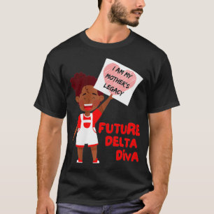 Camiseta La futura diversidad del Delta de la Sororidad Neg