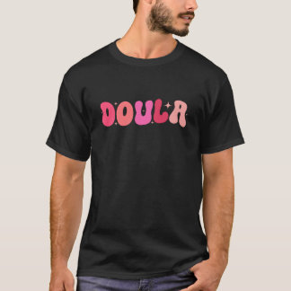 Camiseta La futura enfermera Groovy Doula Laborista y Deliv
