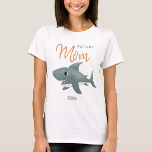 Camiseta La futura madre será el tiburón del océano azul