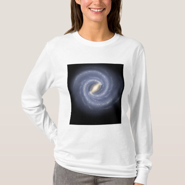 Camiseta La galaxia de la Vía Láctea (Anverso)