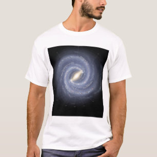 Camiseta La galaxia de la Vía Láctea (anotada)