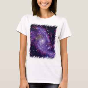 Camiseta La galaxia de las fuegos artificiales foto del esp