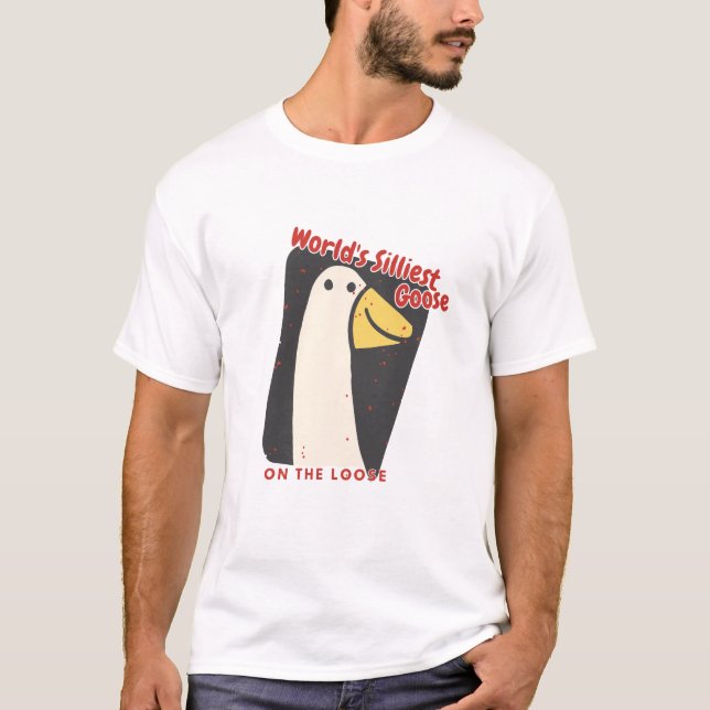 Camiseta La gallina más silenciosa del mundo está suelta (Anverso)