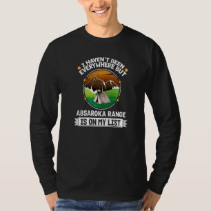 Camiseta La Gama De Absaroka Está En Mi Lista Senderismo Ca