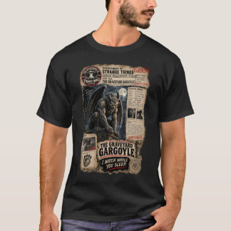 Camiseta La Gárgola del Cementerio – Observo Mientras Duerm