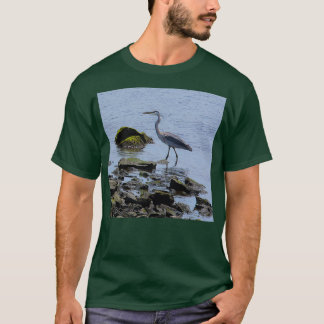 Camiseta La garza azul en el camino