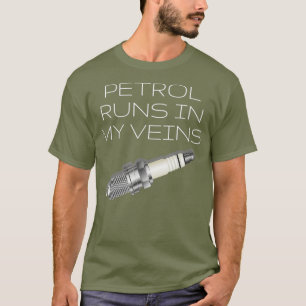 Camiseta La Gasolina Corre En Mis venas Mecánica De La Cabe
