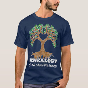 Camiseta La Genealogía Es Todo Sobre La Familia