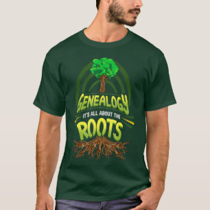 Camiseta La Genealogía Es Todo Sobre Las Raíces Genealóg