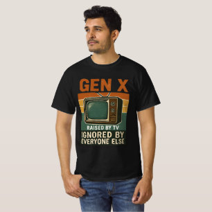 Camiseta La generación X criada por la TV ignorada por todo