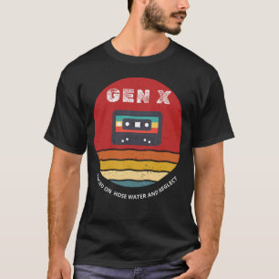 Camiseta La Generación X Se Elevó Sobre El Diseño Del Agua