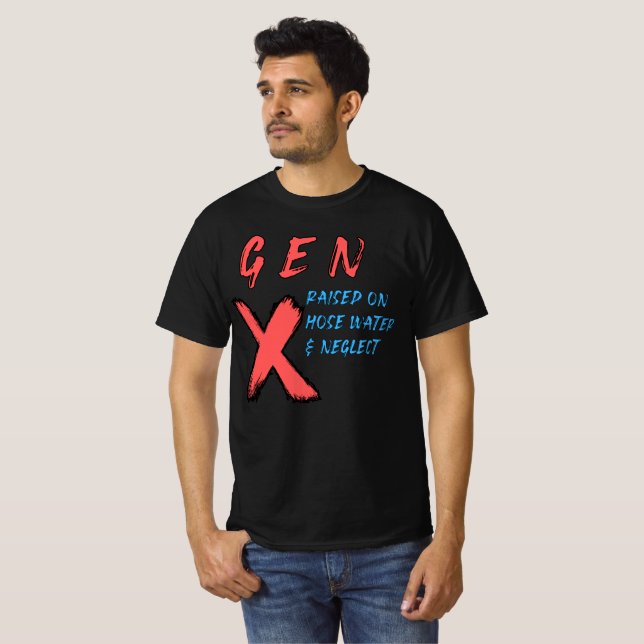 Camiseta La Generación X Se Levantó Sobre El Agua De La Man (Anverso completo)