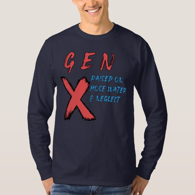 Camiseta La Generación X Se Levantó Sobre El Agua De La Man (Anverso)