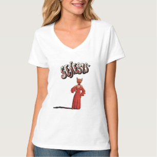 Camiseta La génesis de Paul Whitehead Foxtrot cuello en v