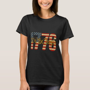 Camiseta La gente bandera estadounidense vintage 1776 patri