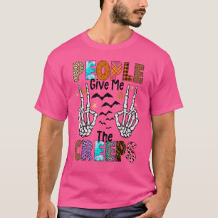 Camiseta La gente de Halloween de la Mano del Skeleton me d