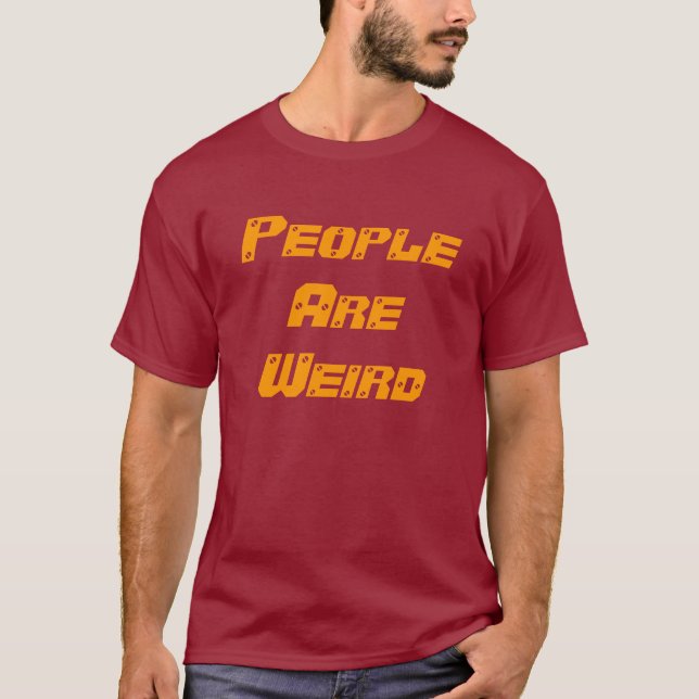 Camiseta La gente es extraña - non-eco (Anverso)