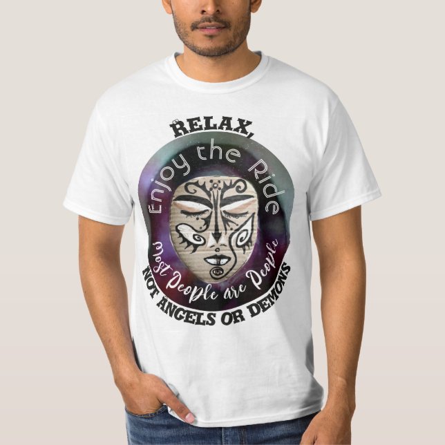 Camiseta La gente es solo una máscara de rareza (Anverso)
