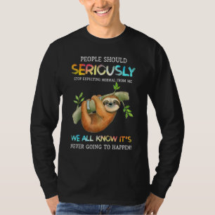 Camiseta La Gente Eslovaca Debería Dejar Seriamente De Espe
