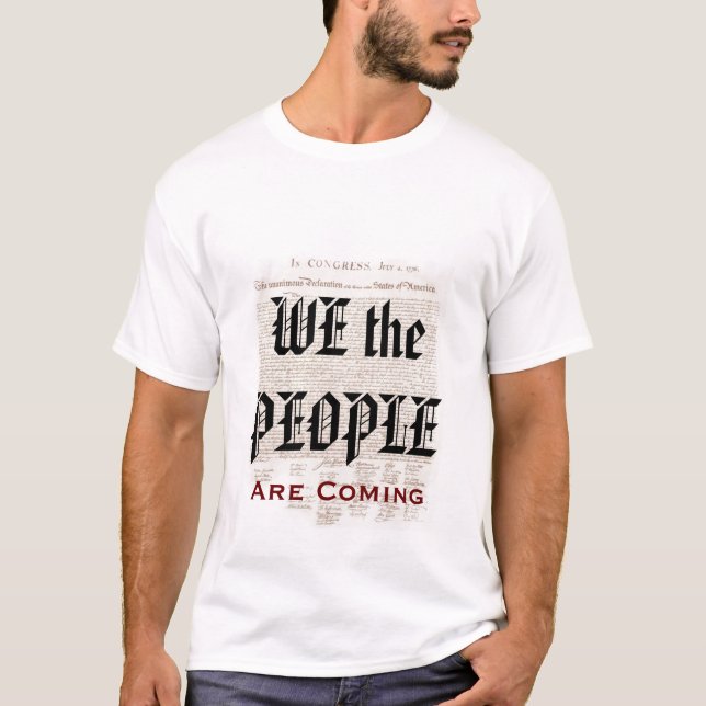 Camiseta La gente estamos viniendo en noviembre (Anverso)