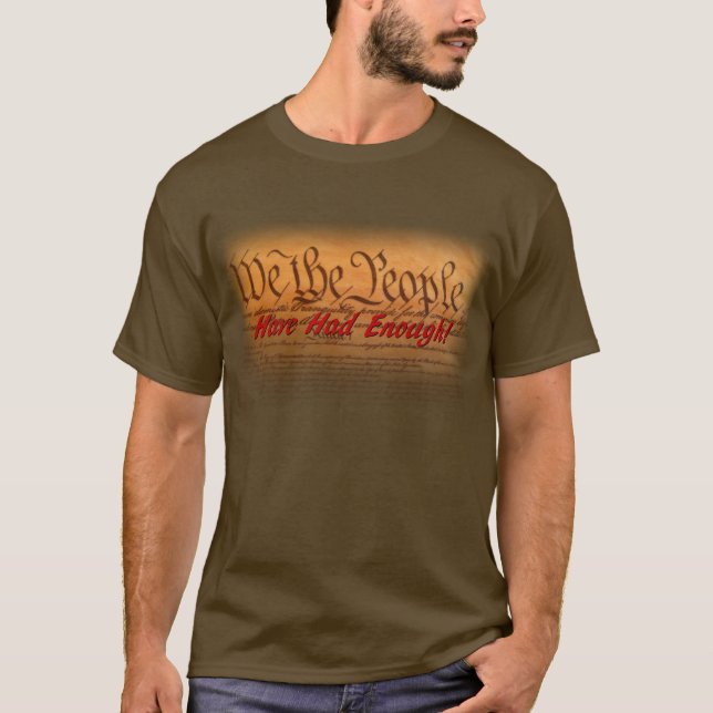 Camiseta La gente hemos tenido bastantes (Anverso)