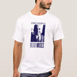 Camiseta La gente libre leyó Mises