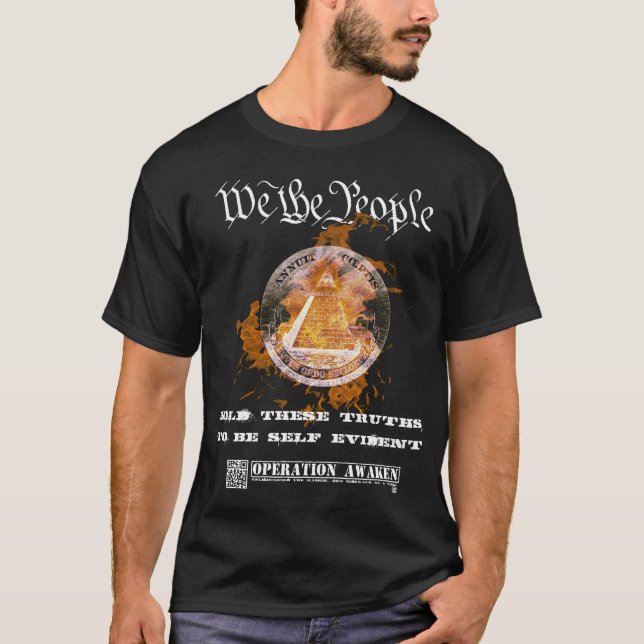 Camiseta La gente, llevamos a cabo estas verdades. (Anverso)