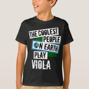 Camiseta La gente más fresca en viola del juego de la