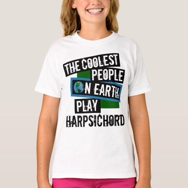 Camiseta La gente más fría de la Tierra toca el clavicordio (Anverso)