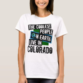 Camiseta La gente más fría de la Tierra vive en Colorado