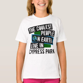 Camiseta La gente más fría de la Tierra vive en el Cypress 
