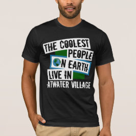 Camiseta La gente más fría de la Tierra vive en una aldea d