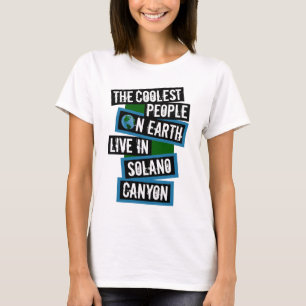 Camiseta La Gente Más Genial del Mundo Vive en Solano Canyo