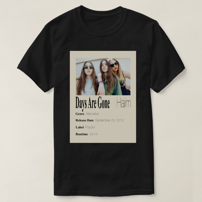 Camiseta La Gente Me Llama Días Se Han Ido Poster Vest Padr (Diseño del anverso)