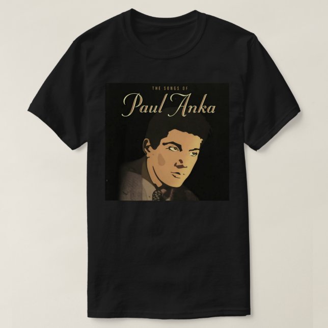 Camiseta La Gente Me Llama Paul Anka Mejor Imagen Con Logo  (Diseño del anverso)
