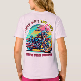 Camiseta La gente no hace viajes: bicicleta de estilo retro
