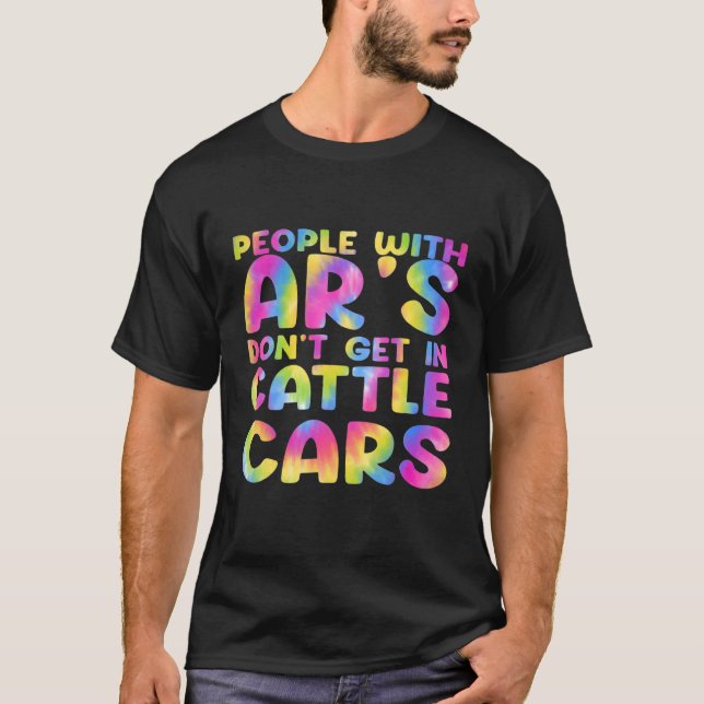 Camiseta La gente sarcástica con AR no se mete en el carro  (Anverso)