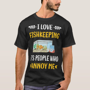 Camiseta La gente se molesta por pescar pescador