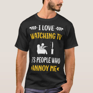 Camiseta La gente se molesta viendo la televisión