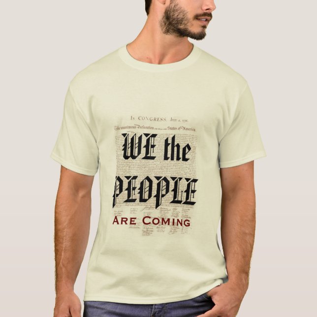 Camiseta La gente somos elección política que viene (Anverso)