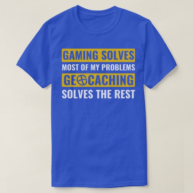 Camiseta La geocalización resuelve mis problemas y la diver (Diseño del anverso)