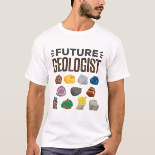 Camiseta La geología geológica del futuro sacude gemas