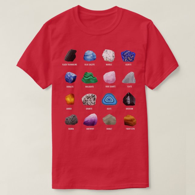 Camiseta La geología orea joyas minerales y cristales son d (Diseño del anverso)