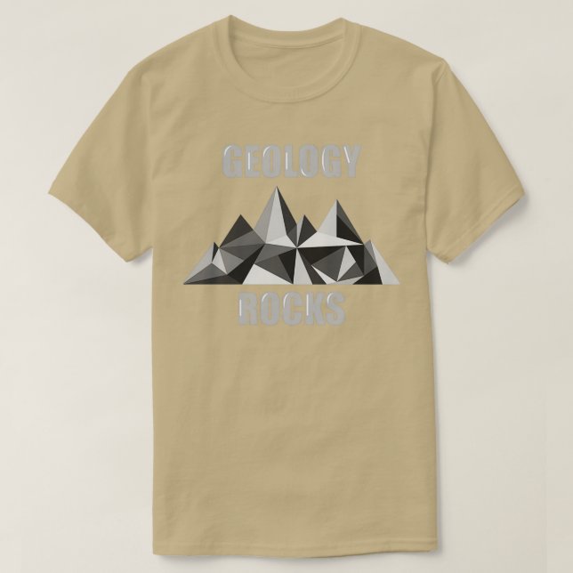 Camiseta La geología roca la triangulación (Diseño del anverso)