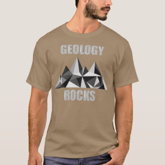 Camiseta La geología roca la triangulación