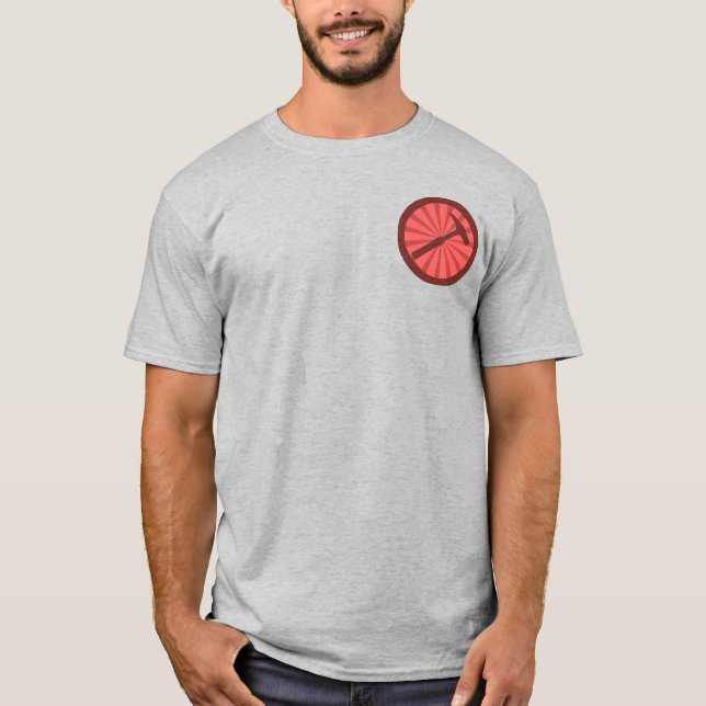 Camiseta ¡La geología roca! Martillo (Anverso)