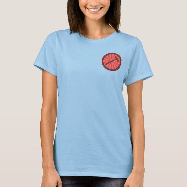 Camiseta ¡La geología roca! Martillo (Anverso)
