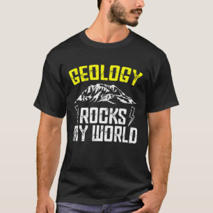 Camiseta La geología sacude a mi coleccionista de rock mund