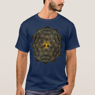 Camiseta La Geometría Sagrada Flor Celta De La Vida