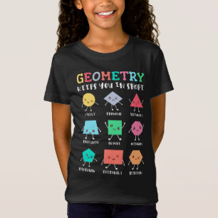 Camiseta La geometría te mantiene en forma - Humor matemáti